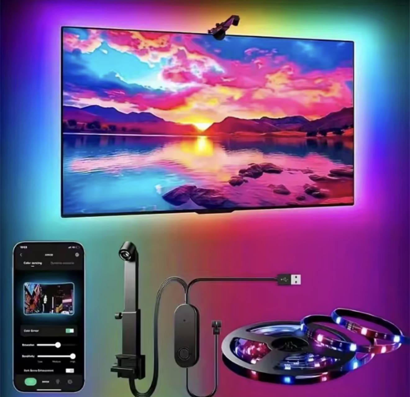 Smart LED TV Backlight with Color Sync